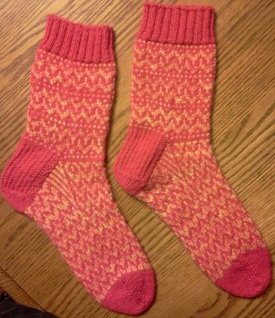Two Color Socks